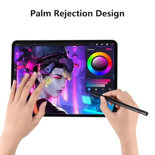 Waiktyne Active Stylus Pen for iPad 11th-6th Gen, iPad Pro M4/M2/M3, Air M3/M2, Mini 7th/6th/5th Gen - Black thumbnail 3