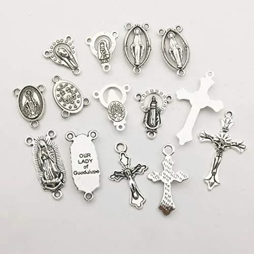 iloveDIYbeads 75pcs Cross Pendants Charms | Religious Theme, Alloy thumbnail 4