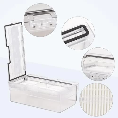Sgizoku Dust Bin Box for Roborock S7 S70 S75 T7s Plus T7s Vacuum Cleaner - 11.7cm (4.6in) Length thumbnail 5