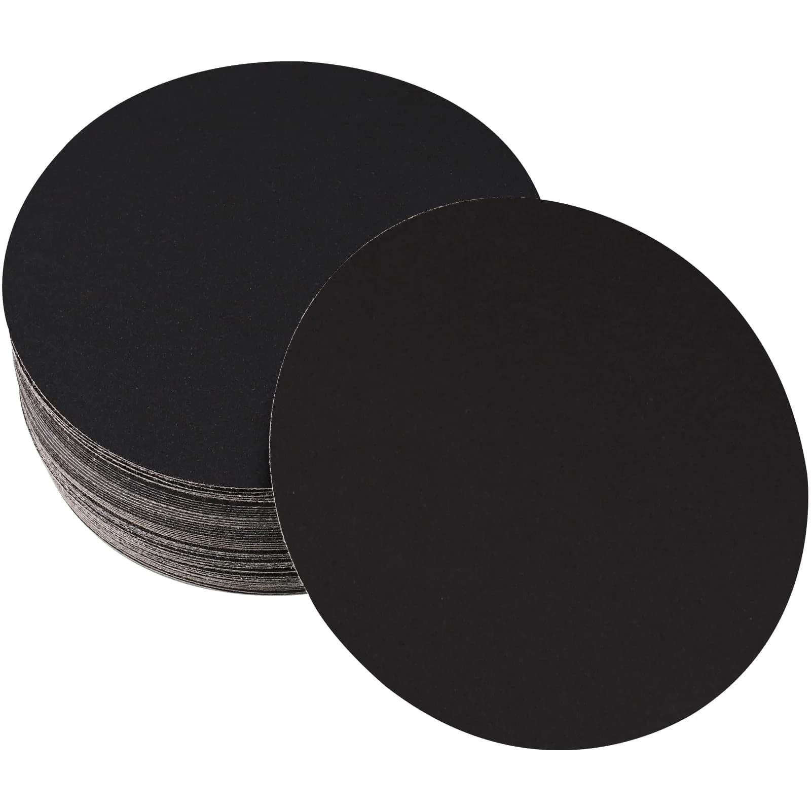 POTUINOM 6 Inch Sanding Discs 240 Grit Silicon Carbide Hook and Loop Sandpaper, 30-Pack | Wet Dry Use for Metal, Wood, Auto Body — 240 Grit