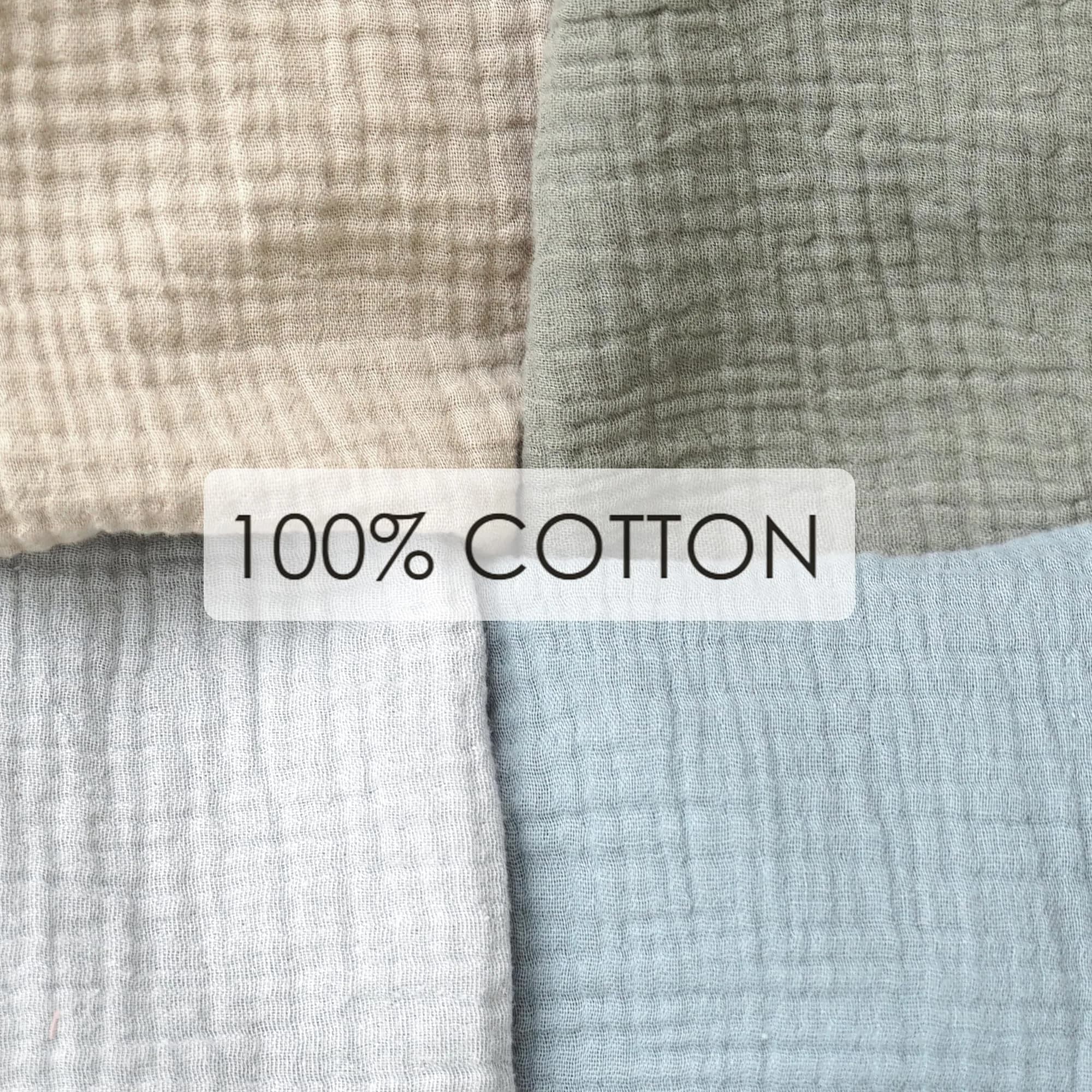 MairMore 100% Muslin Cotton Nursing Cover Misty Green 71cm (28in) x 112cm (44in) | Breathable & Privacy for Indian Moms - view 2