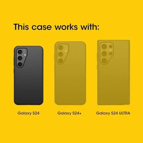 OtterBox Defender Series Case for Samsung Galaxy S25 & S24 - Black | Military-Grade Drop Protection thumbnail 2