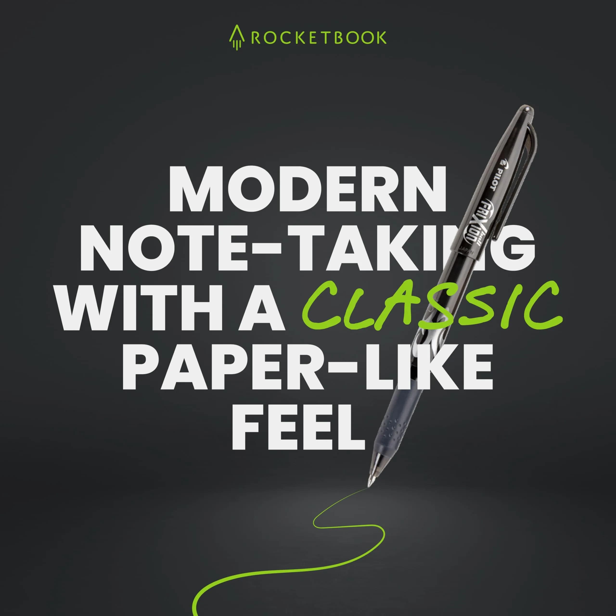 Rocketbook Core Reusable Smart Notebook, Letter Size 8.5x11 inches (21.6x27.9 cm), Grey | Dotted Pages for Creative Projects - view 7
