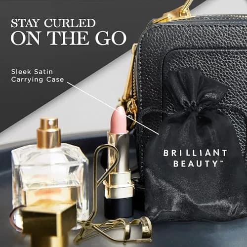 Brilliant Beauty Eyelash Curler - Stainless Steel, Satin Bag, 2 Refill Pads | Gentle, Durable & Travel-Friendly thumbnail 6