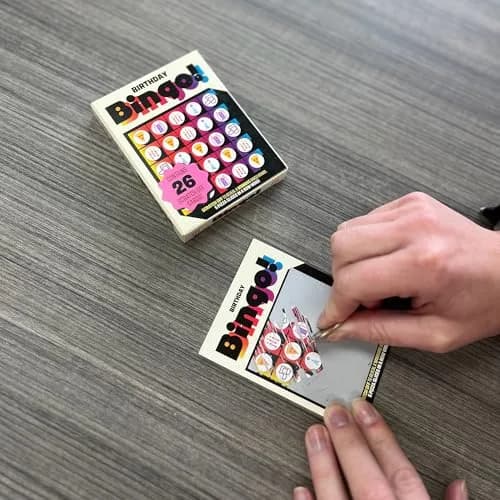 Flat River Group Bingo Scratch Card Game Birthday | Entertaining Party Activity with 26 Themed Cards thumbnail 5