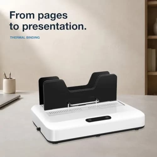 BEMPUS Thermal Binding Machine 500 Sheets | No Preheat Time, Digital Touch Panel, Air Cooling, 700W thumbnail 2