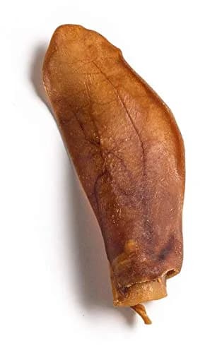 Jack&Pup Natural Half Pig Ears for Dogs 5 Pack | Premium, Fully Digestible, Odor-Free Dog Chew Treats (7 Inches) thumbnail 6