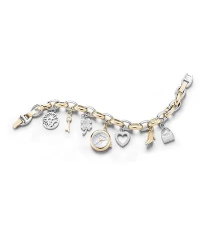Anne Klein Women's Premium Crystal Accented Charm Bracelet Watch 20mm | Japanese Quartz Movement thumbnail 1