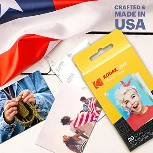 Kodak Barbie Printomatic Instant Camera Starter Bundle with Case & Zink Paper | 5MP Digital Camera thumbnail 9