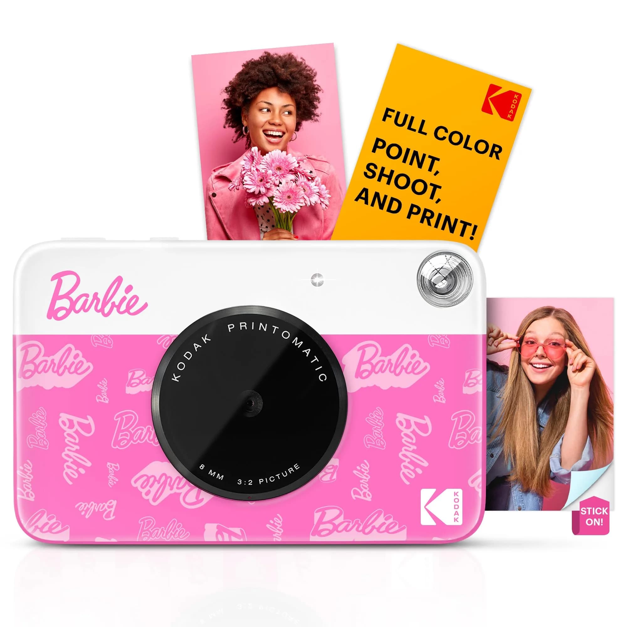 Kodak Barbie Printomatic Instant Camera Starter Bundle with Case & Zink Paper | 5MP Digital Camera - view 2