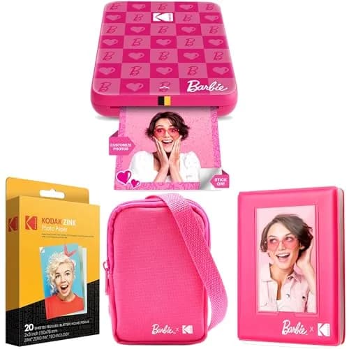 Kodak x Barbie Step Slim Wireless Instant Photo Printer Bundle | 2x3" Zink Prints, 5MP, Bluetooth, 25 Prints/Charge thumbnail 1