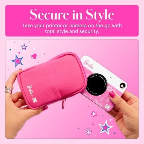 Kodak x Barbie Printomatic Instant Camera Deluxe Bundle with Case, Album & Zink Paper | 5MP Digital Instant Camera thumbnail 6