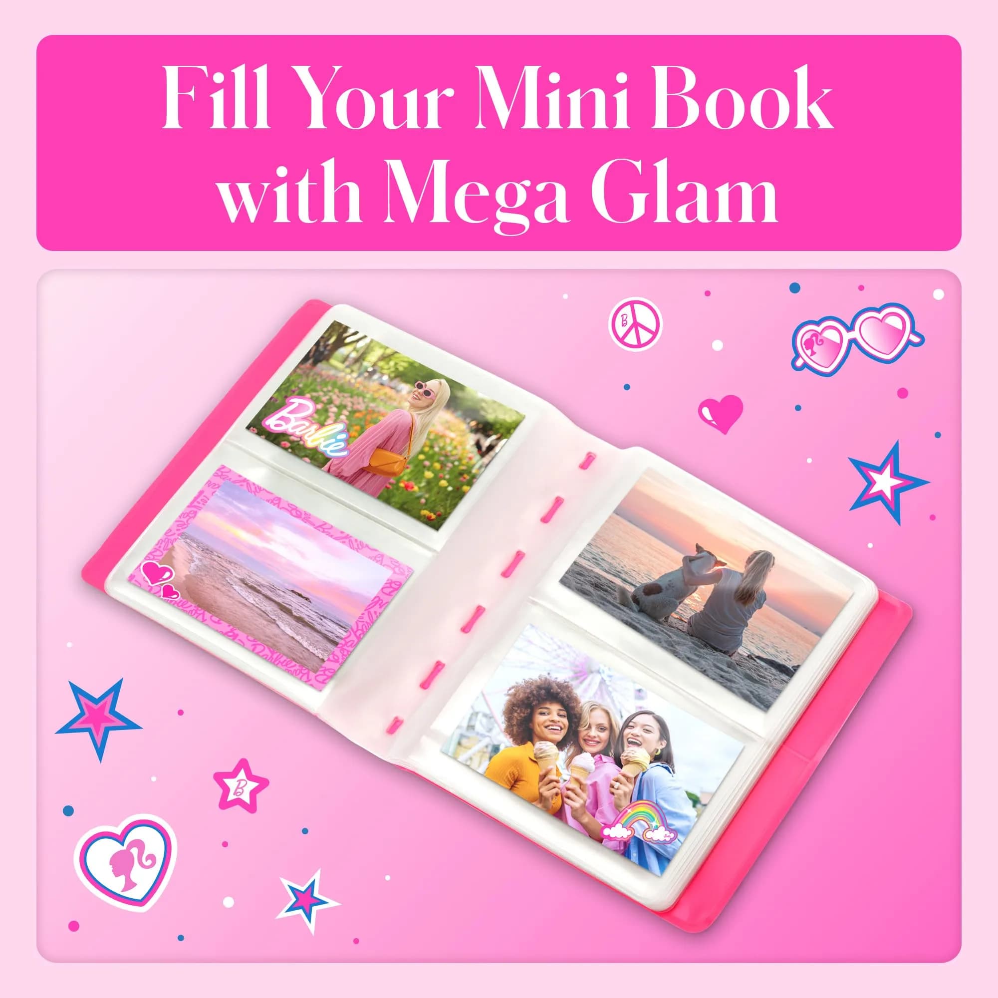 Kodak x Barbie Printomatic Instant Camera Deluxe Bundle with Case, Album & Zink Paper | 5MP Digital Instant Camera - view 8
