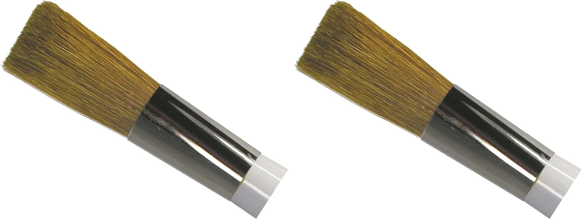 Bob Ross 1/2" Round Foliage Brush (Pack of 2) | Natural Bristle Artist Brush for Wet-on-Wet Technique - main product image