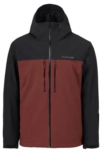 Flylow Men's Albert Insulated Waterproof Ski Jacket - Amaro/Black - S | Breathable, Light Insulation for Skiing & Backcountry thumbnail 1