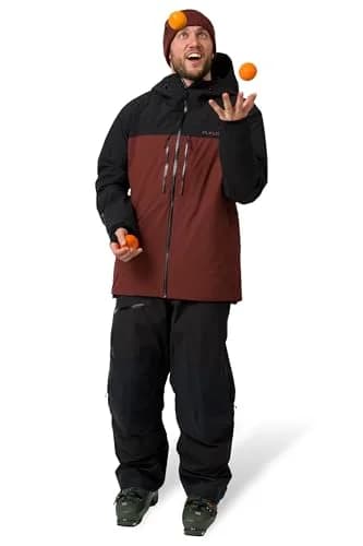 Flylow Men's Albert Insulated Waterproof Ski Jacket - Amaro/Black - S | Breathable, Light Insulation for Skiing & Backcountry thumbnail 5
