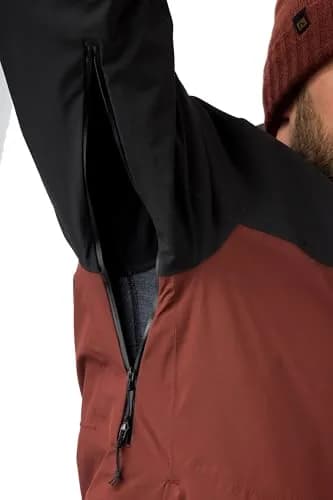 Flylow Men's Albert Insulated Waterproof Ski Jacket - Amaro/Black - S | Breathable, Light Insulation for Skiing & Backcountry thumbnail 6