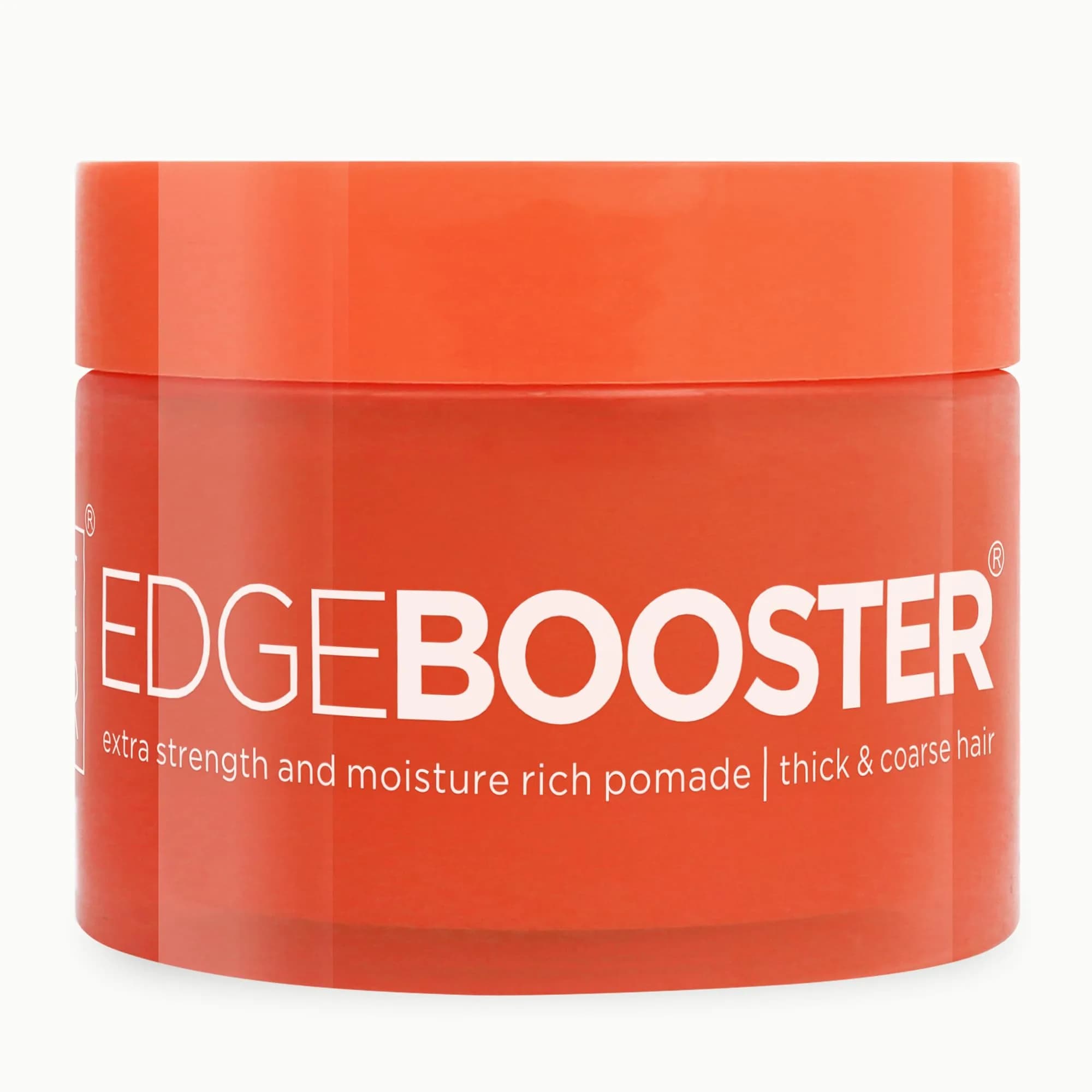 Style Factor Edge Booster Extra Strength & Moisture Rich Pomade | Strong Hold Gel for Thick & Coarse Hair | High Shine, Non-Greasy, 3.38 oz