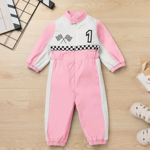 IDOPIP Baby Boys 1st 2nd Birthday Race Car Romper 9-12 Months | Unisex Racer Bodysuit for Cake Smash thumbnail 2