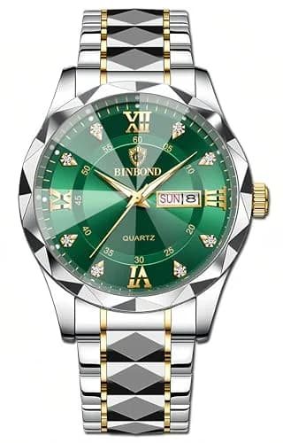 Gosasa Men's and Women's Business Diamond Watch 43mm | Waterproof Quartz with Day-Date thumbnail 1