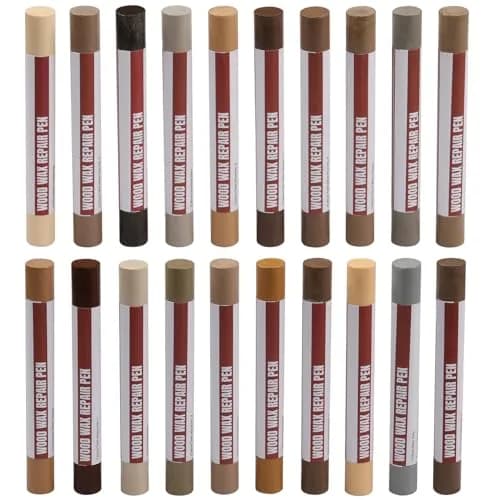 Uxney Wood Filler Sticks 20 Colors | Furniture Touch Up for Scratches & Holes (≤120c) thumbnail 1