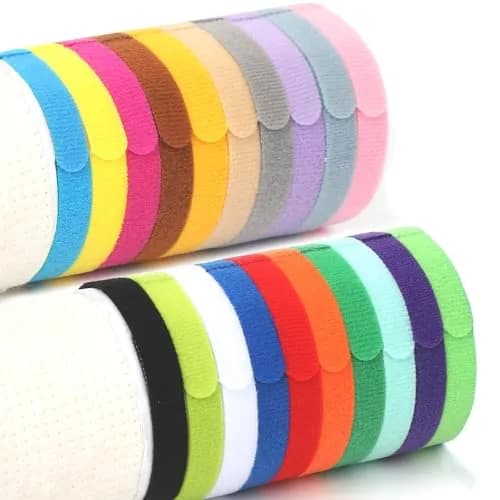FEBSNOW Puppy Kitten Whelping Collars, 20 Colors, 23cm (9") | Soft Velvet Lined ID Bands for Newborn Pets thumbnail 3