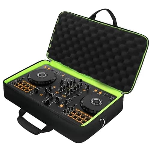 SNIGJAT DJ Controller Case for DDJ FLX4 / 400 / REV1, 21.5 x 11.5 x 2.5 inches | Protective Padded Bag with Accessory Pockets thumbnail 1