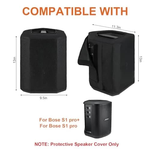 LEFOR·Z Speaker Cover Compatible with Bose S1 Pro Plus/S1 Pro | Dustproof Mesh Cover for Bose S1 Pro (13 x 11.3 x 9.5 inches) thumbnail 2