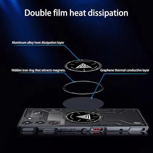 NOUKAJU Cell Phone Case for REDMAGIC 10 Pro/10S Pro/10 Pro Plus | Shock-Absorbing & Anti-Drop thumbnail 3