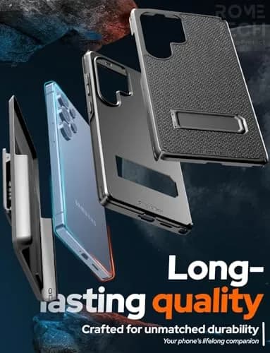 Rome Tech Designed for Samsung Galaxy S25 Ultra Case with Belt Clip Holster | Shockproof & Full Body Defender thumbnail 2