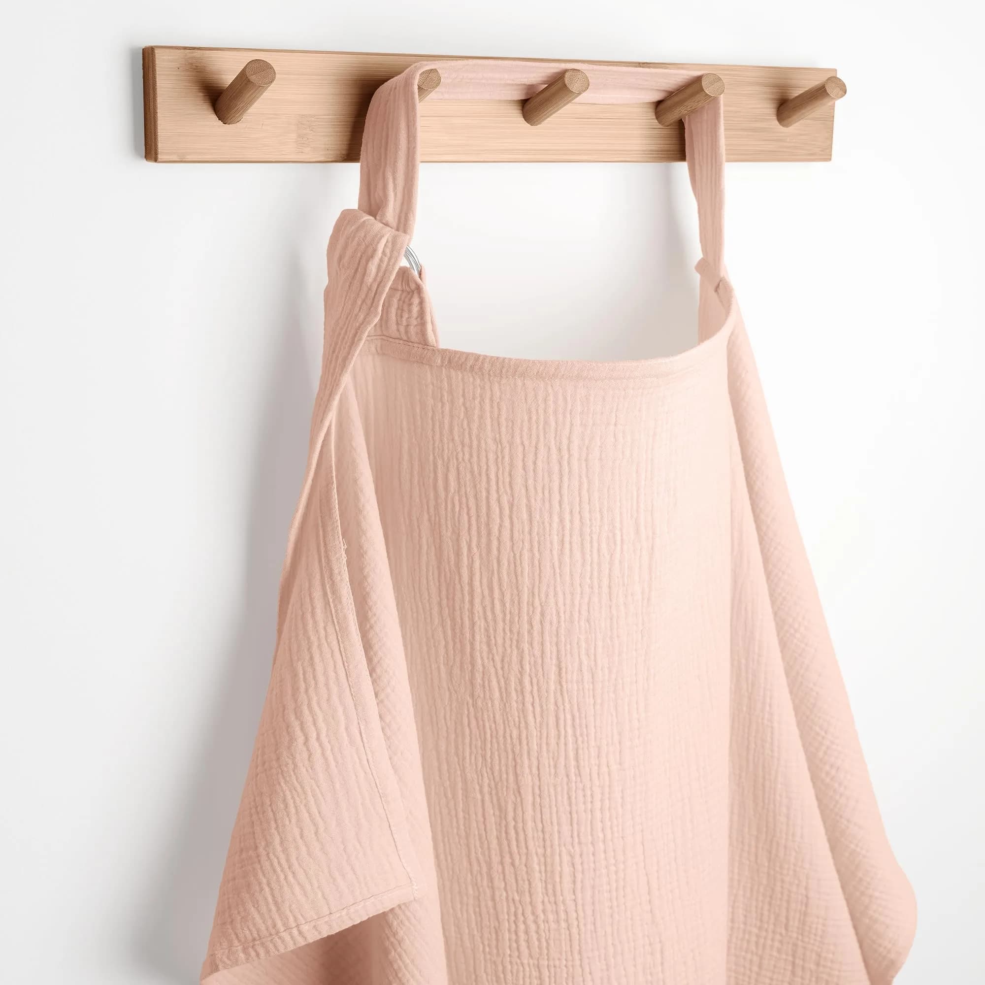 Comfy Cubs Muslin Nursing Cover Blush | Soft & Breathable Baby Nursing Scarf with Adjustable Neck Strap - main product image