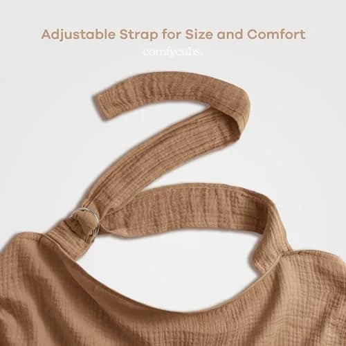 Comfy Cubs Muslin Nursing Cover Cedar | Soft & Breathable 100% Muslin Cotton for Breastfeeding thumbnail 3