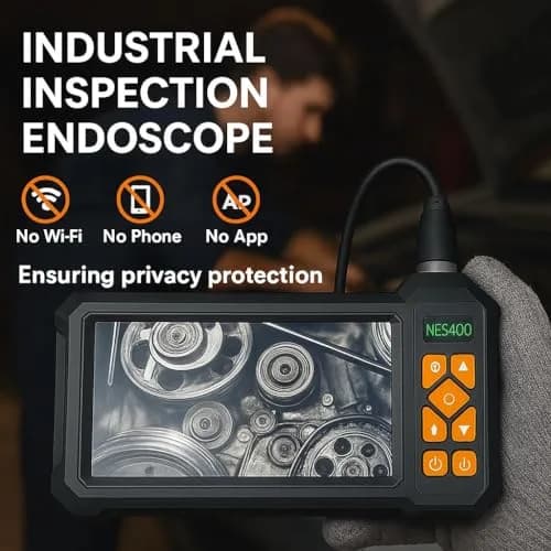 COOVIE Inspection Endoscope Camera 49.2Ft | 1080P HD Waterproof Sewer Borescope with Light thumbnail 3