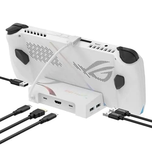 Sabrent 6-Port USB-C Docking Station DS-RA6P for ROG Ally X, Steam Deck, 4K@60Hz HDMI, 95W PD Input, 220g thumbnail 1