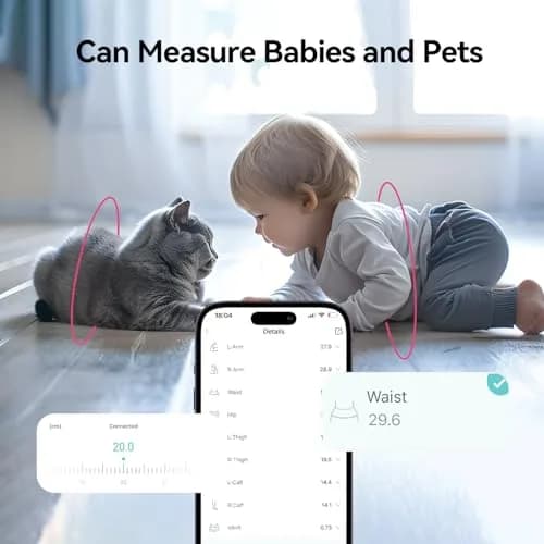 HAIZHIHUI Body Tape Measure Bluetooth Digital with LED Type-C | Accurate Body Data thumbnail 7