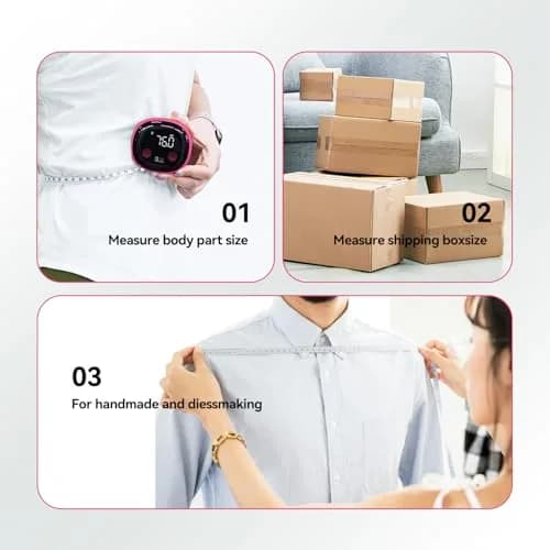 HAIZHIHUI Body Tape Measure Bluetooth Digital with LED Type-C | Accurate Body Data thumbnail 8