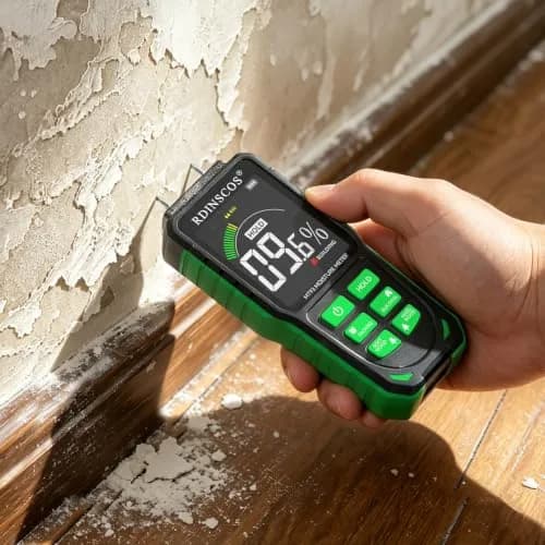 RDINSCOS Pin-Type Moisture Meter for Wood, Walls & Hardwood | 5.7%-56.1% Wood Range thumbnail 3