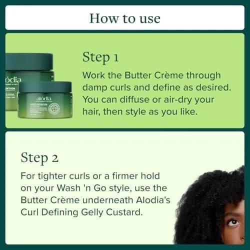 ALODIA Curl Defining Hair Butter, 8.5 oz | Nourishing, Lightweight, Moisturizing for Curly Hair thumbnail 7