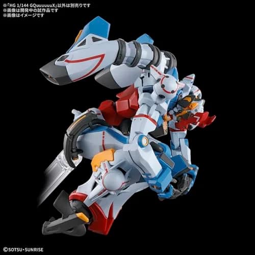 Bandai Hobby Mobile Suit Gundam GQuuuuuuX #1 HG 1/144 Model Kit | Art & Hobby Craft Kit for Gundam Fans thumbnail 4