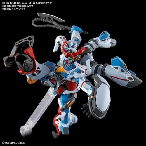 Bandai Hobby Mobile Suit Gundam GQuuuuuuX #1 HG 1/144 Model Kit | Art & Hobby Craft Kit for Gundam Fans thumbnail 3