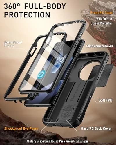 Poetic Revolution Case for OnePlus 13 5G | Full Body Shockproof with Screen Protector & Kickstand thumbnail 3