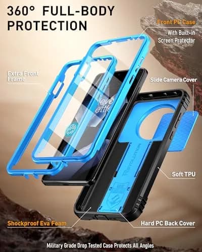Poetic Revolution Case for OnePlus 13 5G | Full Body Shockproof with Slide Camera Cover & Screen Protector thumbnail 3