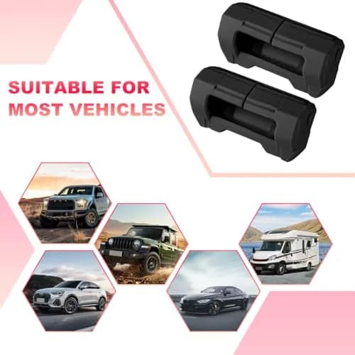 DXNQ Black 2PCS Silicone Seat Belt Buckle Covers | Universal Fit for Cars, Trucks, SUVs thumbnail 6