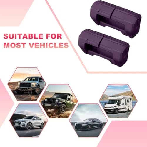 DXNQ Purple 2PCS Silicone Seat Belt Buckle Covers | Anti-Scratch Protective Sleeve for Cars, Vans, Trucks, SUVs thumbnail 6