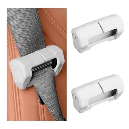 DXNQ 2PCS Car Seat Belt Buckle Covers Silicone Universal Fit | Anti-Scratch & Durable (3.2 × 1.8 × 1.0 inches) thumbnail 1