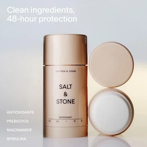 Salt & Stone Aluminum-Free Deodorant Saffron & Cedar 73.7g (2.6 oz) | Natural Odor Protection thumbnail 2
