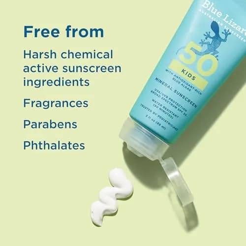 Blue Lizard Australian Kids Mineral Sunscreen Lotion SPF 50 89ml (3 fl oz) | Protects 98% UVB Rays thumbnail 6