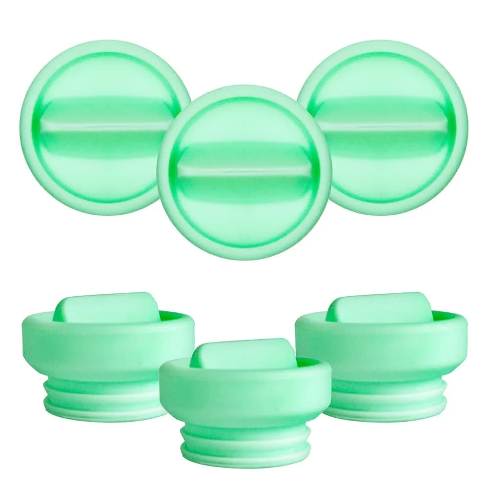 NENESUPPLY Duckbill Valves for Elvie Stride, Momcozy, Spectra CaraCup | 6 Count Green — Green