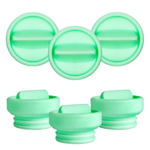 NENESUPPLY Duckbill Valves for Elvie Stride, Momcozy, Spectra CaraCup | 6 Count Green thumbnail 1