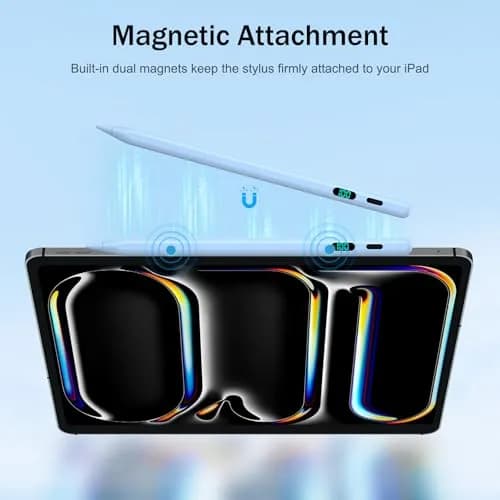 FOJOJO Stylus Pen for iPad 2018-2026 with LED Power Display | Fast Charge & Palm Rejection thumbnail 6
